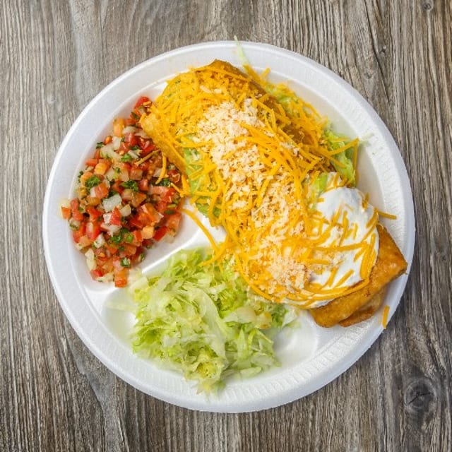 Carne Asada Chimichangas.