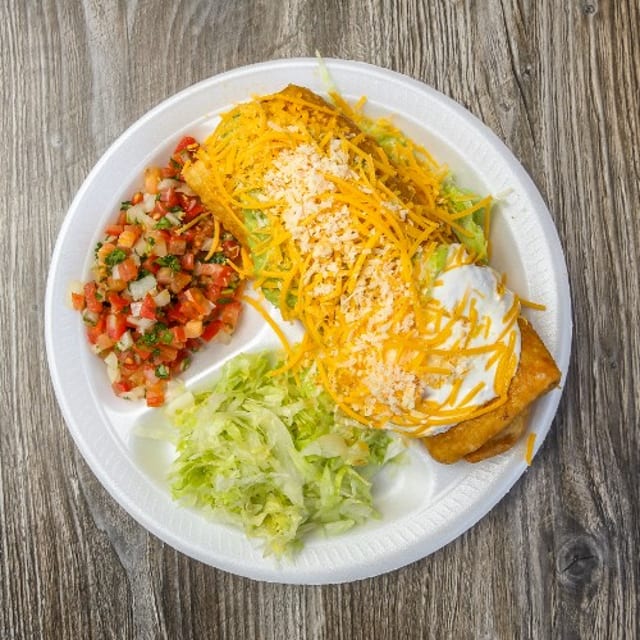 Beef Chimichanga.
