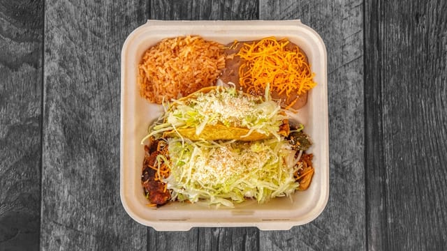15. Chile Relleno, Beef Taco.