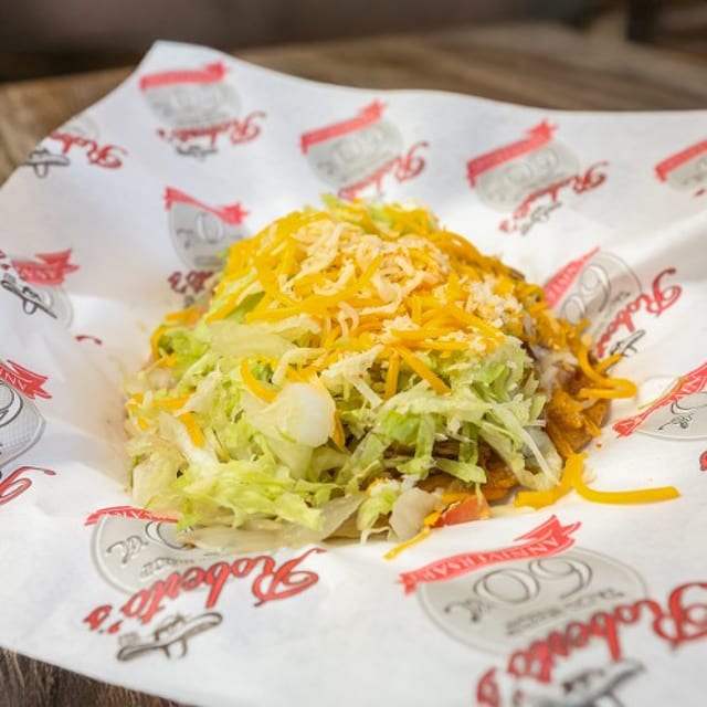 Beef Tostada.