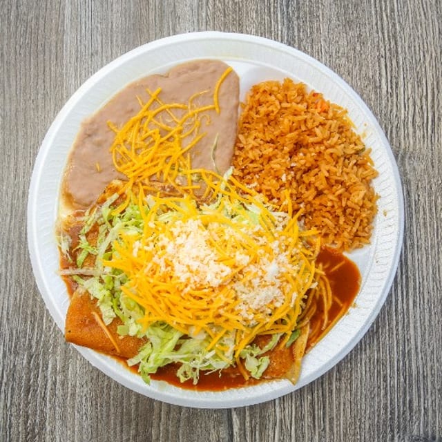 3. Two Cheese Enchiladas.