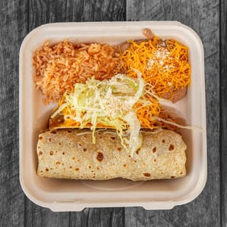 Combo # 6  Chicken Taco, Chicken Burrito