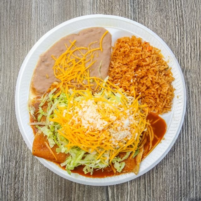 Two Cheese Enchiladas.
