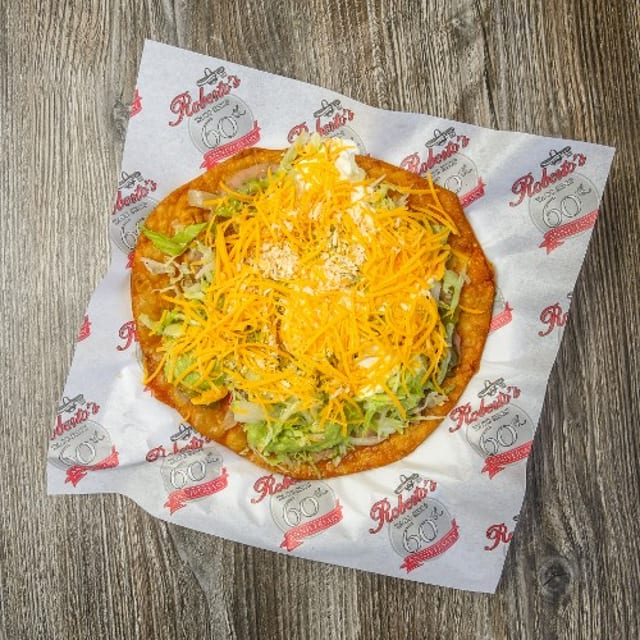 Flying Saucer Tostada.
